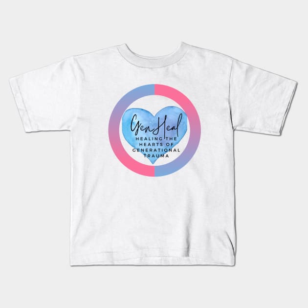 GenHeal Logo Blue Kids T-Shirt by GenHeal